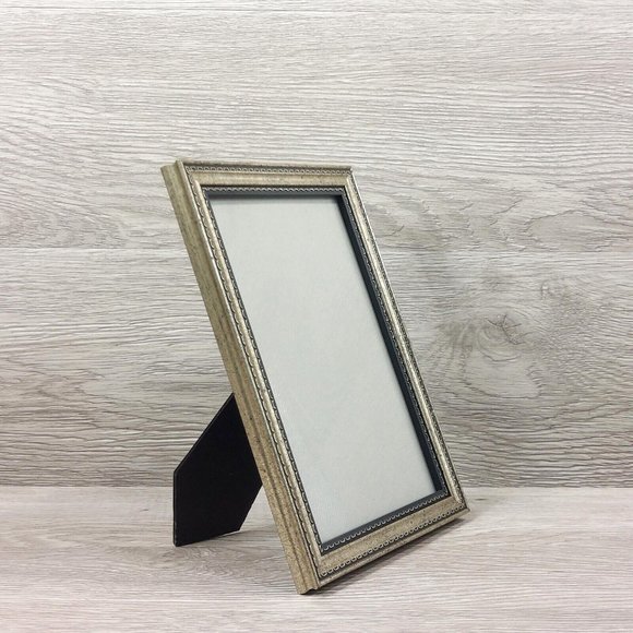 Photo Frame Ornate Bronze Wooden Table Top Wall Mount Picture Display Home Décor - Picture 10 of 16